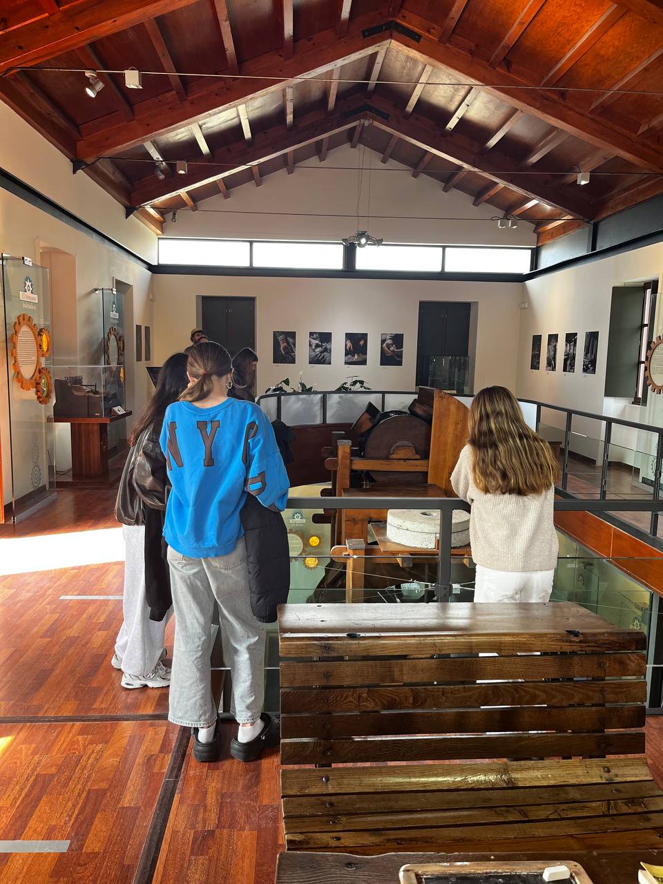 Ingenios hidráulicos expuestos en el museo